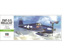 HASEGAWA 1/72 F6F-3/5 Hellcat Plastic Model Kit US Navy WWII Fighter Japan