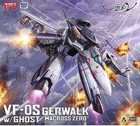 HASEGAWA 1/72 VF-0S GERWALK con kit modello in plastica Ghost Booster Macross...