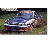 Hasegawa 120116 620697 1/24 Mitsubishi Galant VR-4, 1993 Rally Indonesia, Multicolore