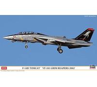 F-14d Tomcat Vf-101 Grim Reapers 2002 1:72 Plastic Model Kit HASEGAWA