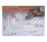 Hasegawa 36003 1/48: Missili U.S. AIM-9, AIM-7, Pods Canon SUU-23/20. Set Idea