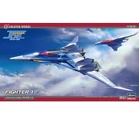 HASEGAWA Creator Works Crusher Joe 1/400 Fighter 1 Plastic Model Kit dal Giap...