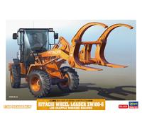 Hasegawa HITACHI WHEEL LOADER ZW100-6 LOG GRAPPLE KIT 1:35