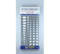 Hasegawa Japan Try Tool Cutting Template D set righello TP8