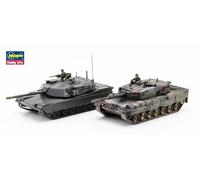 Hasegawa M1 ABRAMS & LEOPARD 2 KIT 1:72