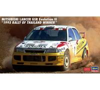Hasegawa MITSUBISHI LANCER GSR EVO III WINNER RALLY OF THAILAND 1995 KIT 1:24