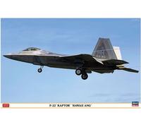 HASEGAWA SCALA 1:48 KIT MODELLINO AEREO STATICO F-22 RAPTOR MODELLISMO 1/48