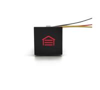 HASGTFM 1Pc LED DRL Luce Imballaggio Radar Power On Off Specchio della fotocamera frontale Pulsante interruttore adatto for VW Golf 6 Jetta 5 MK5 Scirocco Accessori(Garage)