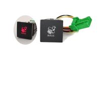 HASGTFM 1Pc LED DRL Luce Imballaggio Radar Power On Off Specchio della fotocamera frontale Pulsante interruttore adatto for VW Golf 6 Jetta 5 MK5 Scirocco Accessori(Bass)