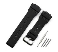 HASGTFM Accessori for orologi cinturino in resina cinturino in gomma for fibbia ad ardiglione da uomo adatto for Casio BABY-G BA-111 BA-110 BA-112 BA-120 orologio da donna(Matte black)