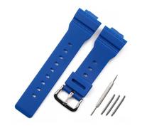 HASGTFM Accessori for orologi cinturino in resina cinturino in gomma for fibbia ad ardiglione da uomo adatto for Casio BABY-G BA-111 BA-110 BA-112 BA-120 orologio da donna(Matte blue)