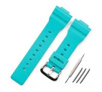 HASGTFM Accessori for orologi cinturino in resina cinturino in gomma for fibbia ad ardiglione da uomo adatto for Casio BABY-G BA-111 BA-110 BA-112 BA-120 orologio da donna(Matte green)