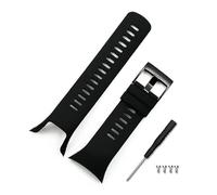 HASGTFM Accessori for orologi cinturino in silicone for fibbia ad ardiglione adatto for SUUNTO 5 Fit For Spartan cool running Trainer cinturino sportivo da donna(Schwarz)
