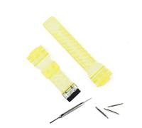 HASGTFM Accessori for orologi for cinturino in resina da uomo fibbia ad ardiglione Fit For Casio Fit For GSHOCK GA100 GA110 GA120 GD120 cinturino sportivo impermeabile da donna(Transparent gold)