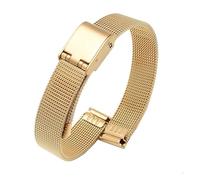 HASGTFM Acciaio Inossidabile Ultra Sottile Adatto For Cintura In Acciaio Fit For Milano Catena For Orologio Da Donna In Metallo 8 10 12 14mm Adatto For Cinturini for Cinturino Ad Anello Fit For Milane