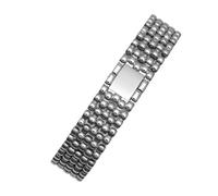 HASGTFM Adatto Fit For ArmaniStainless Steel Watch Strap 12 14 16mm Orologio Da Polso Da Donna Orologio for Fascino Cinturino In Metallo Cinturino Alla Moda In Oro Rosa(Silver,18mm)