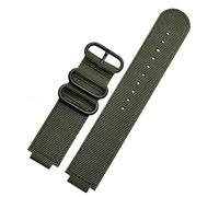 HASGTFM Adatto Fit For Tidal T2N721 T2N720 T2n739 TW2T76500 TW2T76300 TW2T76500 Cinturino For Orologio In Tela Nero Verde Militare Blu Cinturino In Nylon 16m(Army green black B)
