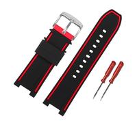 HASGTFM Adatto for Hamilton for cinturino Khaki Navy for Devil Fish H78716333 H78716983 Accessori for cinturini for orologi in gomma siliconica impermeabile