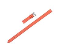 HASGTFM Cintura for orologio Adatta for Hermes Adatta for CAPE COD/Adatta for HEURE H Pelle a doppio cerchio 19mm Accessori Bracciale in pelle(Orange 1)