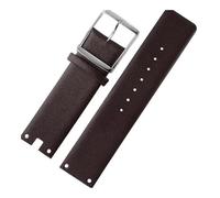 HASGTFM Cinturini for orologi adatti for CK K94231 K9423101 Pelle resistente e morbida for cinturino orologio Calvin Klein Bracciale da uomo 22mm(Brown-silver)