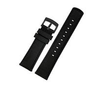 HASGTFM Cinturino for cinturino inferiore in nylon intrecciato da 20mm 21mm 22mm adatto for Tissot T116 adatto for Seiko n. 5 SSB373P1 adatto for Mido/adatto for braccialetto maschile CASIO(Black BK