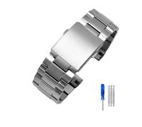 HASGTFM Cinturino for orologio confortevole in acciaio inossidabile solido adatto for cinturino Diesel Dz4318 Dz4323 Dz4283 maschio 26mm(Steel)