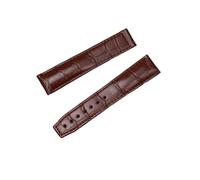 HASGTFM Cinturino for orologio da 20 mm 21 mm in pelle adatto for cinturino for orologio For Maurice Lacroix CAPOLAVORO LES CLASSIQUES PONTOS(Brown bamboo texture,21mm)