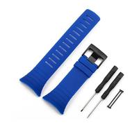 HASGTFM Cinturino for orologio da uomo adatto for cinturino in caucciù Suunto Core Accessori for orologi da donna Sport all'aria aperta Bracciale impermeabile e vite for attrezzi(Blue)