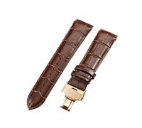 HASGTFM Cinturino for orologio in pelle adatto for Philippe Aquanaut Tissot 1853 adatto for Couturier T035410a T035617a Accessori cinturino 22 23 24mm(Brown-Rose-B1,23mm)