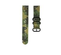 HASGTFM Cinturino for orologio in tela di nylon 22mm 24mm Cinturino for uomo ultraleggero stile etnico mimetico verde adatto for Suunto 9 PEAK BARO 7 / D5 ELEMENTUM(P2-B pin,22mm)