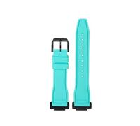 HASGTFM Fluoro Gomma Cinturino in Silicone Morbido Colore Puro Verde Menta Cinturino da Uomo Bracciale Misura for CASIO Misura for G-SHOCK DW5600 DW5610(Mint green-B pin)