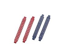 HASGTFM Le catene for orologi in pelle sono adatte for il cinturino for orologio da donna alla moda HILFIGER F80132 da 6 mm(Red and Blue)