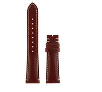 HASGTFM Misura Fit For TUDOR 1958 Piccolo Fiore Rosso Cinturino For Orologio 20mm 22mm Uomo Derma Fibbia Pieghevole Cinturino Morbido Braccialetto(Red brown rice no,22mm)