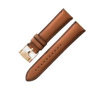 HASGTFM Misura for Fossil Fs4990 Fs4735 Me3099 Me3052 Fs4813 Q Cinturini in pelle inodore serie intelligente 22 24mm(Brown Black-Rose-K8,24mm)