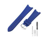 HASGTFM Misura for Patek Philippe Sport Elegance 5726/5711/5712 Accessori cinturino orologio in silicone serie Nautilus 25x13mm(Blue-ST-K20)