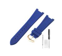 HASGTFM Misura for Patek Philippe Sport Elegance 5726/5711/5712 Accessori cinturino orologio in silicone serie Nautilus 25x13mm(Blue-RS-K20)