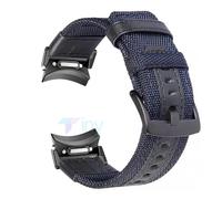 HASGTFM Nessun gap cinturino in nylon adatto for Samsung Galaxy Watch 6 5 4 40mm 44mm Band 6 Classic 47mm 43mm Quick Fit orologio da polso 5 Pro 45mm Correa(Blue,Galaxy Watch 6 44mm)