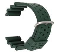 HASGTFM PREMIUM Fluoro Gomma Gomma cinturino 20 22 24mm nero orologi marrone a sguardo rapido Sport Sport Sport Banda for orologio adatto for Panerai Seiko Belt(Green S,22mm)