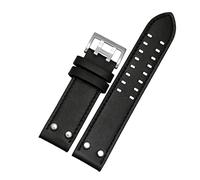 HASGTFM Sostituzione cinturino orologio in pelle stile adatto for Hamilton adatto for Khaki H77755533 H77616533 Accessori for orologi 20mm 22mm(A1,22mm)