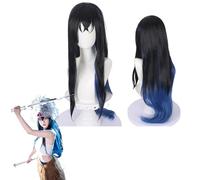 Hashibira Inosuke Cosplay Anime Parrucca Cosplay - Festa di Halloween Mostra di fumetti di Natale e convenzioni di anime
