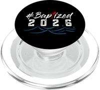 Hashtag Baptized 2026 Camicia Battesimo Dio Cristiano PopSockets PopGrip per MagSafe