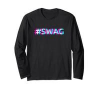 Hashtag Swag Retro Aesthetic Maglia a Manica
