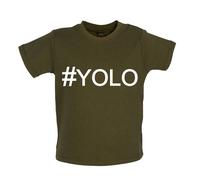 Hashtag Yolo - Bambino T-Shirt / Body - You Only Live Once Carpe Diem Hashtag
