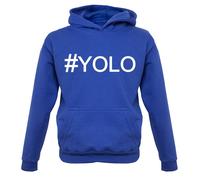 Hashtag Yolo - Felpa Per Bambini - You Only Live Once Carpe Diem Hash Tag