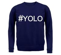 Hashtag Yolo - Felpa Per Bambini - You Only Live Once Carpe Diem Hash Tag