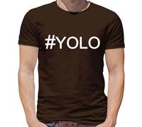 Hashtag Yolo - T-Shirt - You Only Live Once Carpe Diem Hashtag Divertente