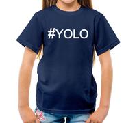 Hashtag Yolo - T-Shirt - You Only Live Once Carpe Diem Hashtag Funny