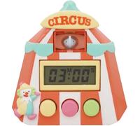 Hashy Top-In Pop Up Kitchen Timer Circus Blue Red EX-3128 EX-3129 dal Giappone
