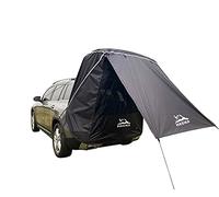 Hasika Tenda da campeggio per portellone posteriore dell'auto, tenda parasole con schermo di dimensioni medio-standard, impermeabile, 3000 mm, UPF 50+, nero (piccolo)