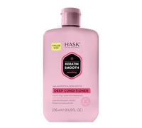 HASK Keratin Smoothing Deep Conditioner Trattamento per tutti i tipi di capelli, colore sicuro, senza glutine, senza solfati, senza parabeni - 1 flacone da 236 ml